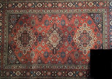 Parket: Qədim üslubda Gəncə xalçası əl toxuması - Material YUN 100% - Ölçü