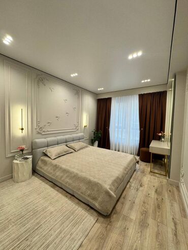 квартиру купить бишкек: 2 комнаты, 55 м², Элитка, 10 этаж, Евроремонт