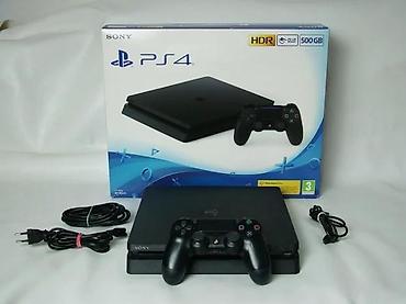 PS4 (Sony Playstation 4): U ponudi Sony Playstation 4. Konzola je SLIM model, odlično očuvana — 13
