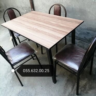 Masa və oturacaq dəstləri: Dəmir stol stul. Stol stul desti anbardan satiş var. Kafe və CAYXANA — 2