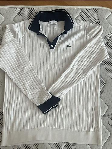 Sviterlər: Sviter, Lacoste, L, rəng - Ağ — 1