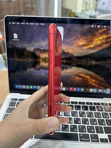 mchose a7: IPhone 11, Б/у, 128 ГБ, Красный, Защитное стекло, Чехол, 100 % — 3