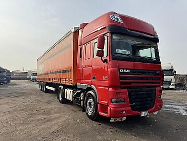 трактор дыты: Тягач, DAF, 2007 г., Шторный — 4