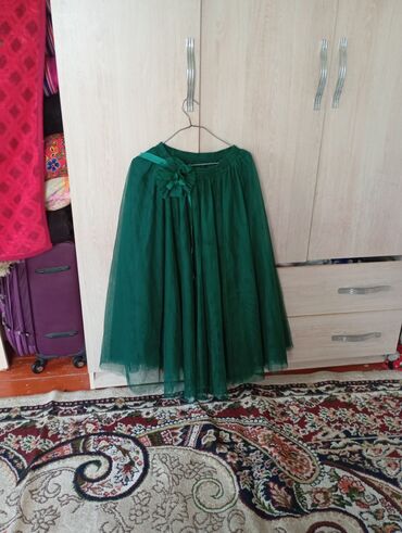 мусульманские женские одежды: Юбка, Модель юбки: Пышная, Миди, Высокая талия
