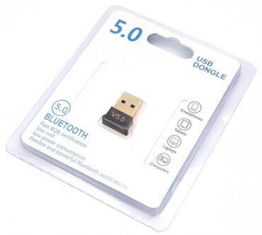 Другие аксессуары для компьютеров и ноутбуков: Bluetooth USB Dongle Adapter V5.0 - беспроводной юсб передатчик, юсб