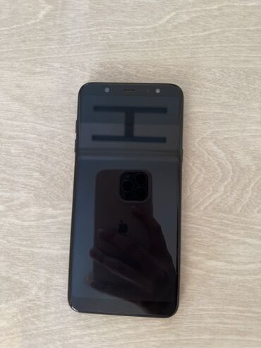 микрофон купить: Samsung Galaxy A6, Б/у, 32 ГБ, цвет - Черный
