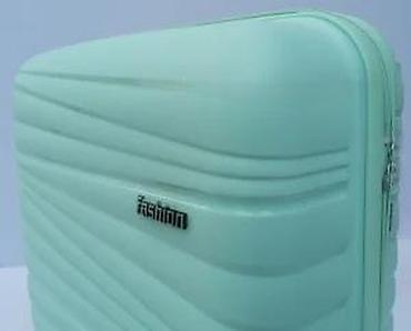 Putni koferi i torbe: Tvrdi kofer na točkiće – mint zelena boja - Kompaktna veličina — 19