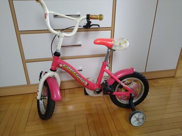 dečije bicikle na prodaju: Decija bicikla koja ima rucicu za upravljanje kad se skinu tockici