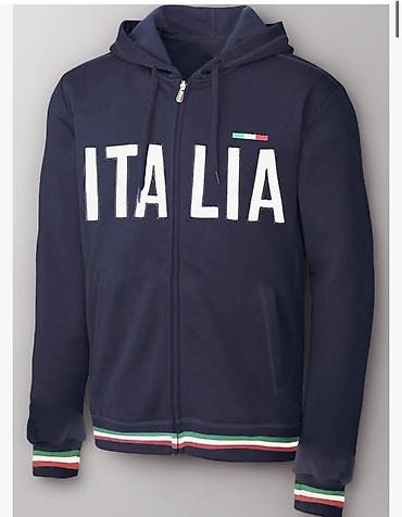 толстовки новые: Мужская толстовка, M, Oseree Italy, Новый, цвет - Синий, Самовывоз — 1
