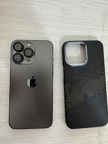 Apple iPhone: IPhone 13 Pro, Б/у, 512 ГБ, Графит, Чехол, 77 % — 2