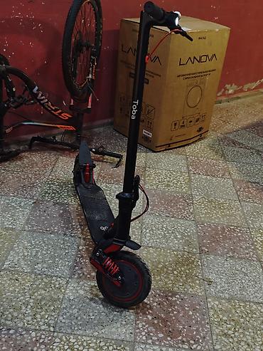 Электросамокаты: Elektrik skuter – Toba ST-4M - Güclü ön və arxa asqı sistemi: Qırmızı — 4