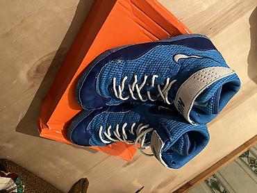 волейбольный обувь: Мужские кроссовки, 41, Nike, Б/у, цвет - Синий, Самовывоз, Платная доставка — 2