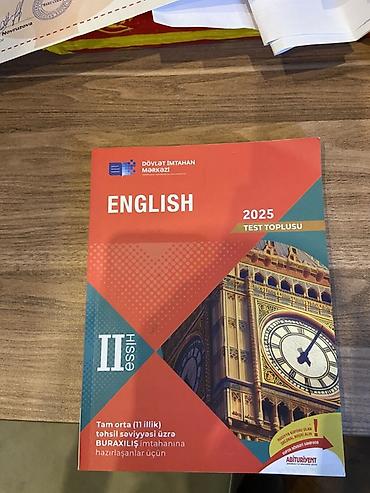 Testlər: Hər ikisi birlikde 10 manat Məhsul: Dövlət İmtahan Mərkəzi – English — 1