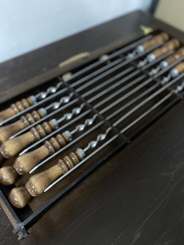 Шашлычные наборы: Шампура в наличии. Цена 3800 сом Идеальный подарок Подарок — 9