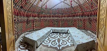 Аренда юрт: Аренда юрты, Каркас Деревянный, 75 баш, Казан, Посуда, С полом — 6