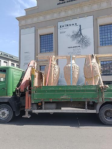 primiçka xidməti: Krana malik bortlu yük maşını ilə yükdaşıma xidməti - Avtomobil — 7