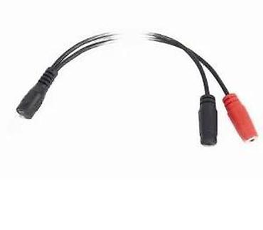 Zvučnici, slušalice i mikrofoni: Kabl adapter 3.5 mm TRRS na 2x 3.5 mm TRS (mikrofon + slušalice) - — 11