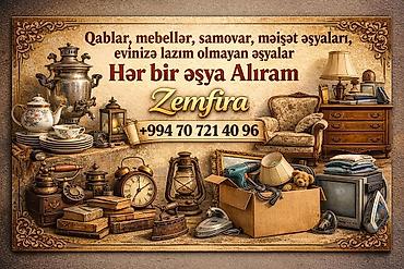 elektrik samavar: Xidmət: Ev və ofislərdən artıq olan əşyaların alınması Təsvir: - — 1