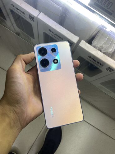 телефоны под востоновления: Infinix Hot 30, Колдонулган, 256 ГБ, түсү - Көгүлтүр, 2 SIM