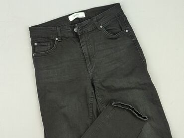 stradivarius cargo czarne: Denim, Jeans for women, size S