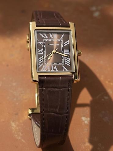3d saat: Cartier Tank üslubunda kvadrat korpuslu klassik qol saatı Rolex, Rolex — 1
