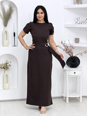yun corablar: Qadın uzun don – kəmərli, qısa qol 36 dən 44 ölçüyə kimi - Model — 3