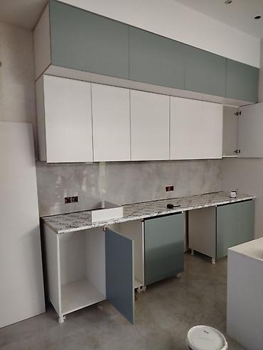 işlənmiş vitrinlər: Sifarişlə mətbəx dəsti, Özü çəkən petlələr, MDF, Kredit yoxdur — 1