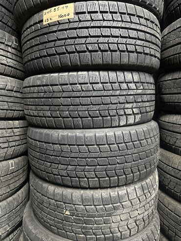 Шины: Шины 215 / 55 / R 17, Зима, Б/у, Комплект, Легковые, Bridgestone