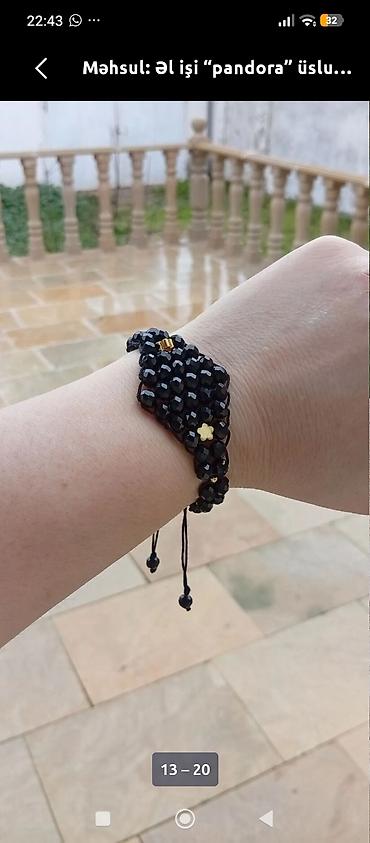 toxunma qolbaq: Məhsul: Əl işi “pandora” üslubunda bilərziklər - Material: cilalanmış — 2