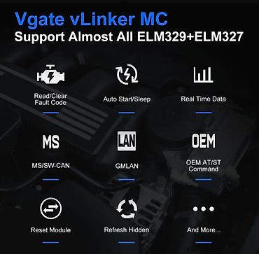 gps avto: Vgate vLinker MC+ (BLE+BT) – peşəkar OBDII diaqnostika adapteri - — 5
