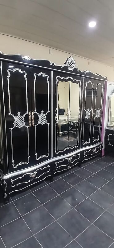 Yataq otağı dəstləri: İkinəfərlik çarpayı, Termo, Dolab, Komod, İşlənmiş — 4