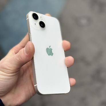 Apple iPhone: IPhone 14, Б/у, 128 ГБ, Белый, Коробка, 83 % — 8