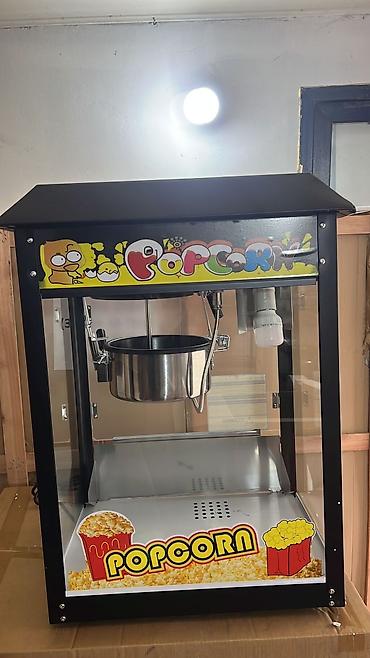 Popcorn aparatısı – vitrin tipli, elektriklə işləyən - Korpus: qara — 4