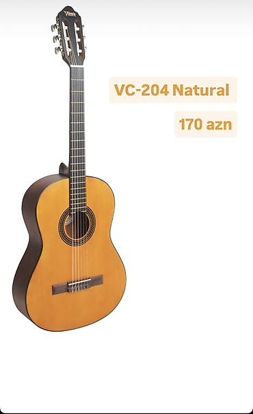 Klassik gitara – Valencia VC-204 Natural - Korpus: klassik 4/4 ölçü