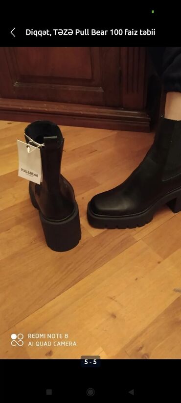 Botinka və botilyonlar: Ölçü: 38, rəng - Yasəmən, Yeni — 12