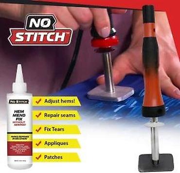 Električni pištolji za lepak: No Stitch – komplet za popravku tkanina bez šivenja Opis proizvoda: - — 19