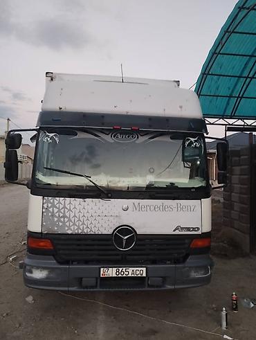 цеп на фура: Mercedes-Benz Atego 818 — тентованный фургон с гидробортом. Основные — 2