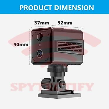 mini camera: Mini kicik wifi tam simsiz kamera Kompakt təhlükəsizlik/monitorinq — 1