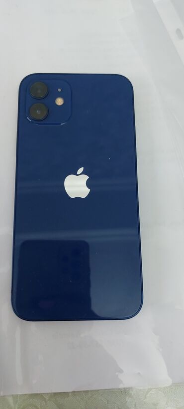 iphone 12 dubai: IPhone 12, 64 GB, Mavi, Face ID