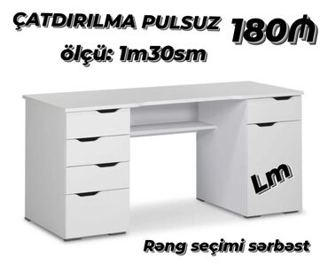 стол сервировочный: *Yazı masası / iş masası* _*EMDİRİMLƏ*_ Qiymət : *180₼* ➡️Məhsul yeni