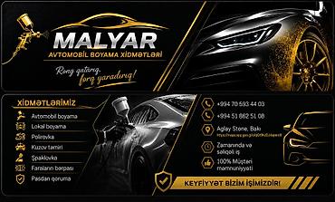 rent car sumqayit: Malyar – Avtomobil boyama xidmətləri Rəng qatarıq, fərq yaradırıq! — 1