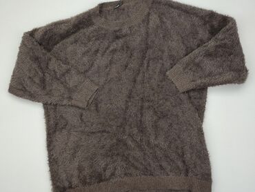 brązowa spódnice z guzikami: Sweter, Cropp, XL, stan - Dobry