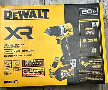 шуруповерт dewalt: Dewalt dcd801t1.Шуруповерт dewalt dcd801 с одной 6ти ампернай акб — 1