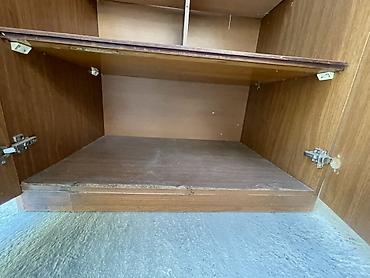 Mebel: İşlənmiş, 2 qapılı, Qəhvəyi, Açılan, Düz dolab — 6