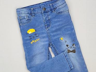 billie eilish: Spodnie jeansowe, So cute, 2-3 lat, 92/98, stan - Bardzo dobry — 1