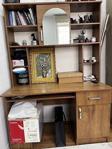 office table: Компьютерный стол, Б/у, С полками — 1