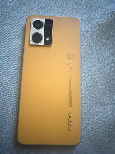 oppo telefon qiymeti: Oppo Reno7, 128 ГБ, цвет - Оранжевый, Сенсорный, Отпечаток пальца, Две SIM карты
