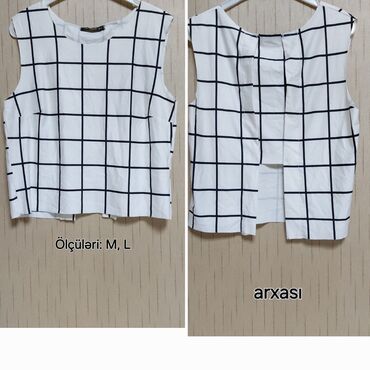 Köynək və bluzalar: Türkiyə fabrik mallarıdır hər birinin qiyməti çox ucuzdur 3-7 manat — 6