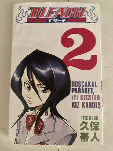 Kitablar, jurnallar, CD, DVD: Bleach adlı Manganın ikinci cildi Kitab cildlidir türk dilindədir