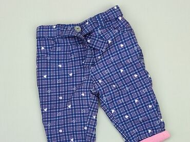 letnia sukienka niebieska: Baby material trousers, 3-6 months, 62-68 cm, Ergee, condition - Perfect